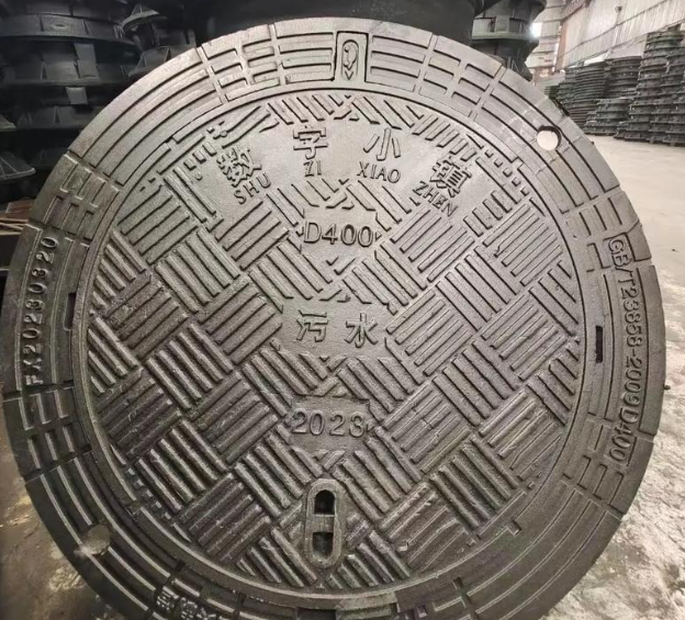 石林球墨铸铁防沉降井盖展示
